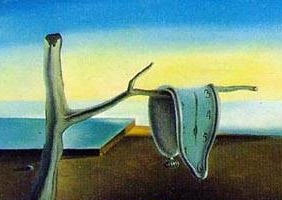 Salvidor Dali's 'The Persistence of Memory' (detail)