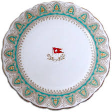 plate from 'the last supper' in first class